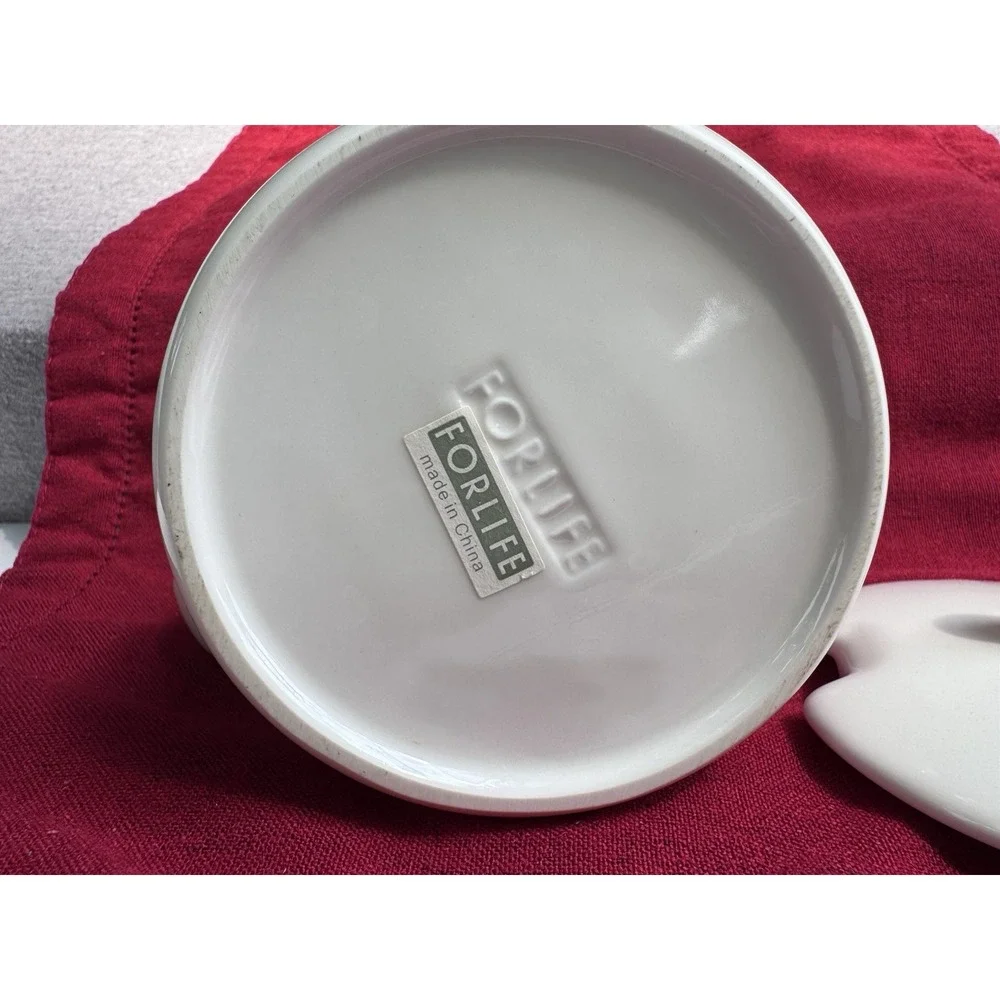 FORLIFE Teabag Rest Teapot 12 oz White Silicone String Holder Dripless Spout Tea
